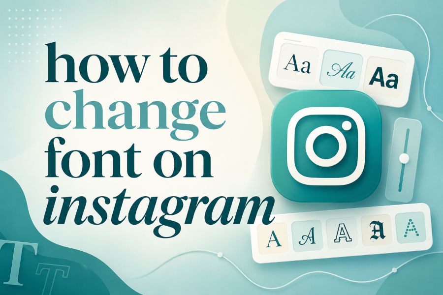 how to change font on instagram