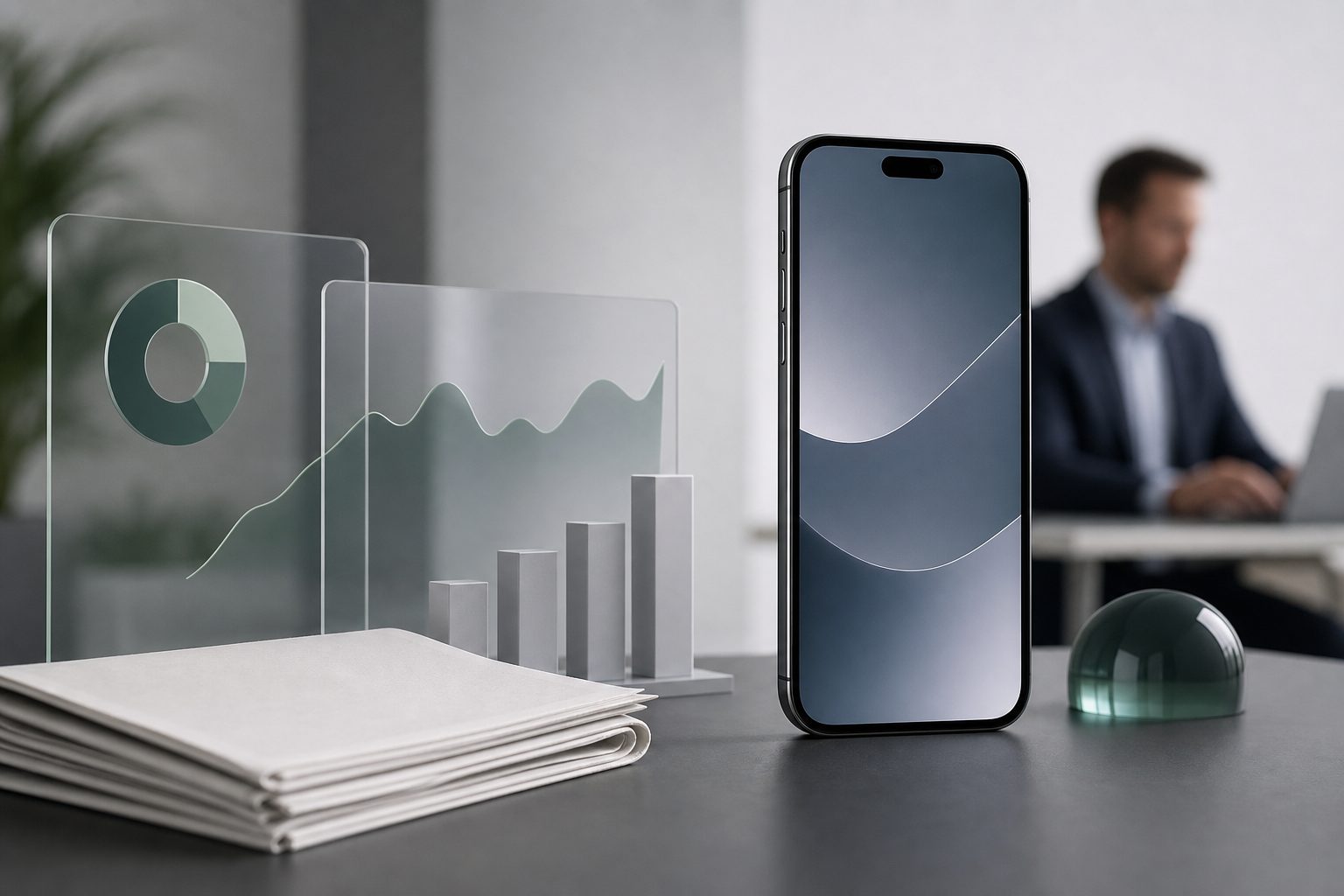 Smartphone displaying Google SEO mobile update news
